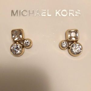 Michael Kors Crystal Cluster Earrings
